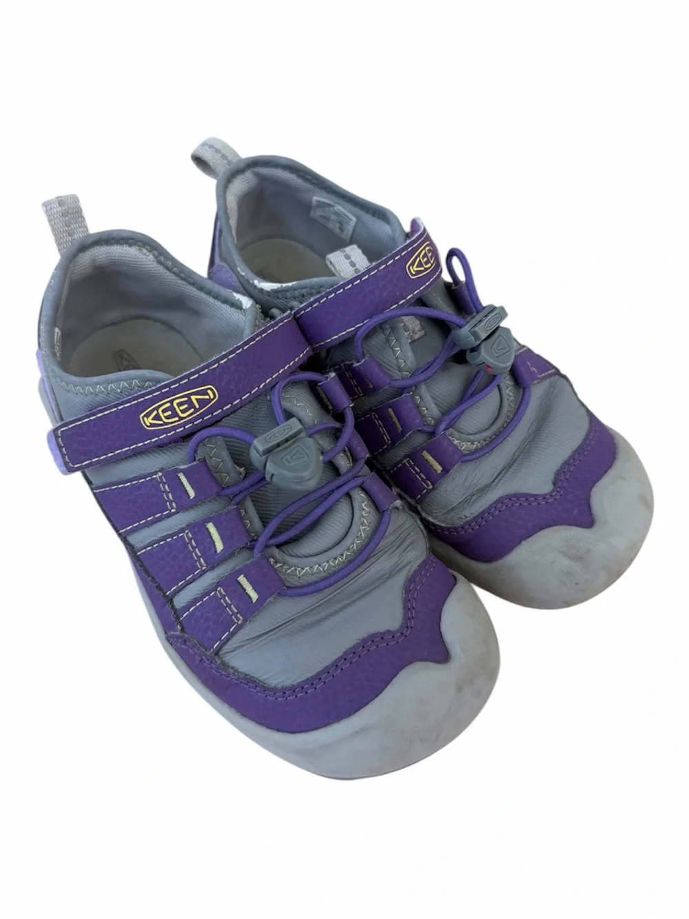 KEEN Knotch Hollow Hook Loop Bungee Washable Hiking Sneaker Purple Toddler Sz 13